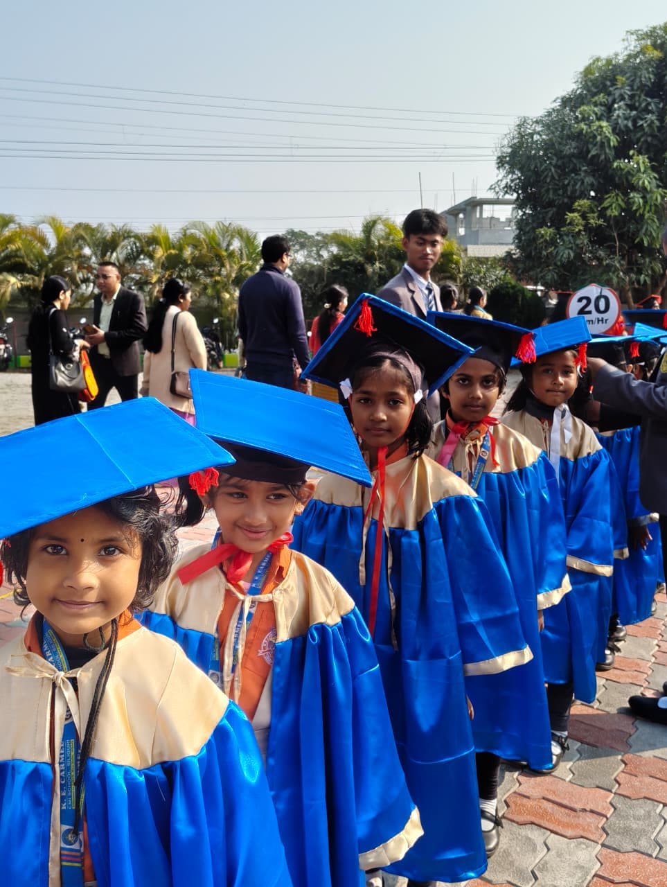 UKG students at their graduation celebration